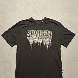 Spyder Men's Black and Grey T-shirt